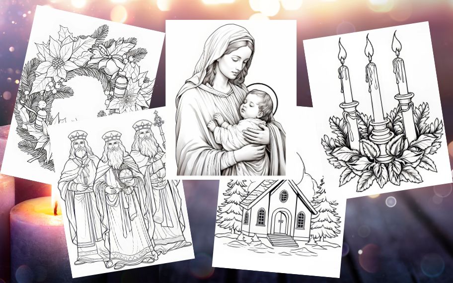 10 Amazing Catholic Advent Coloring Pages