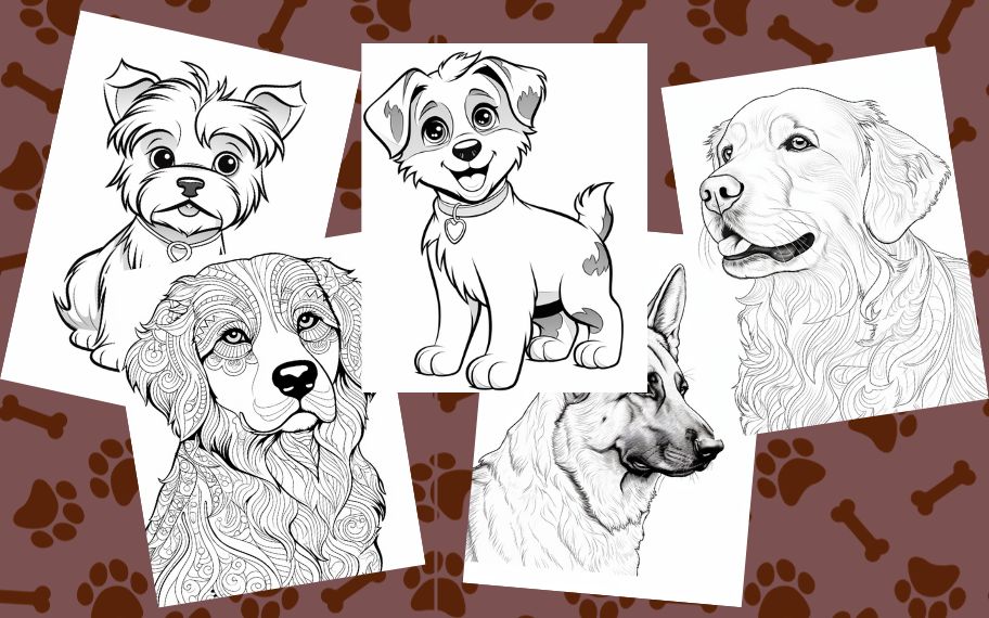 55 Dapper Dog Coloring Pages