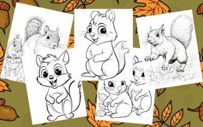 31 Sassy Squirrel Coloring Pages
