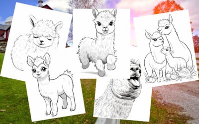 27 Lovely Llama Coloring Pages