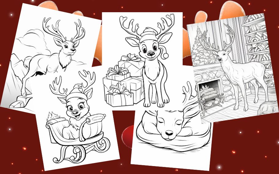 30 Radical Rudolph The Red-Nosed Reindeer Coloring Pages